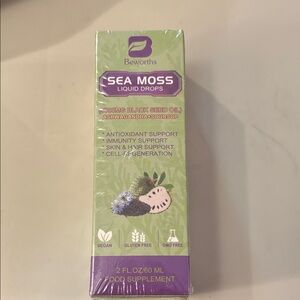 Worth Sea Moss Liquid Drops with Ashwagandha - Green